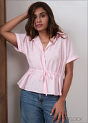 Button Down Cotton Top - 280826