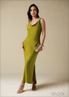 Cowl Neck Slip Maxi Dress - 250725