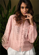 V-Neck Cutlawn Top - 190326