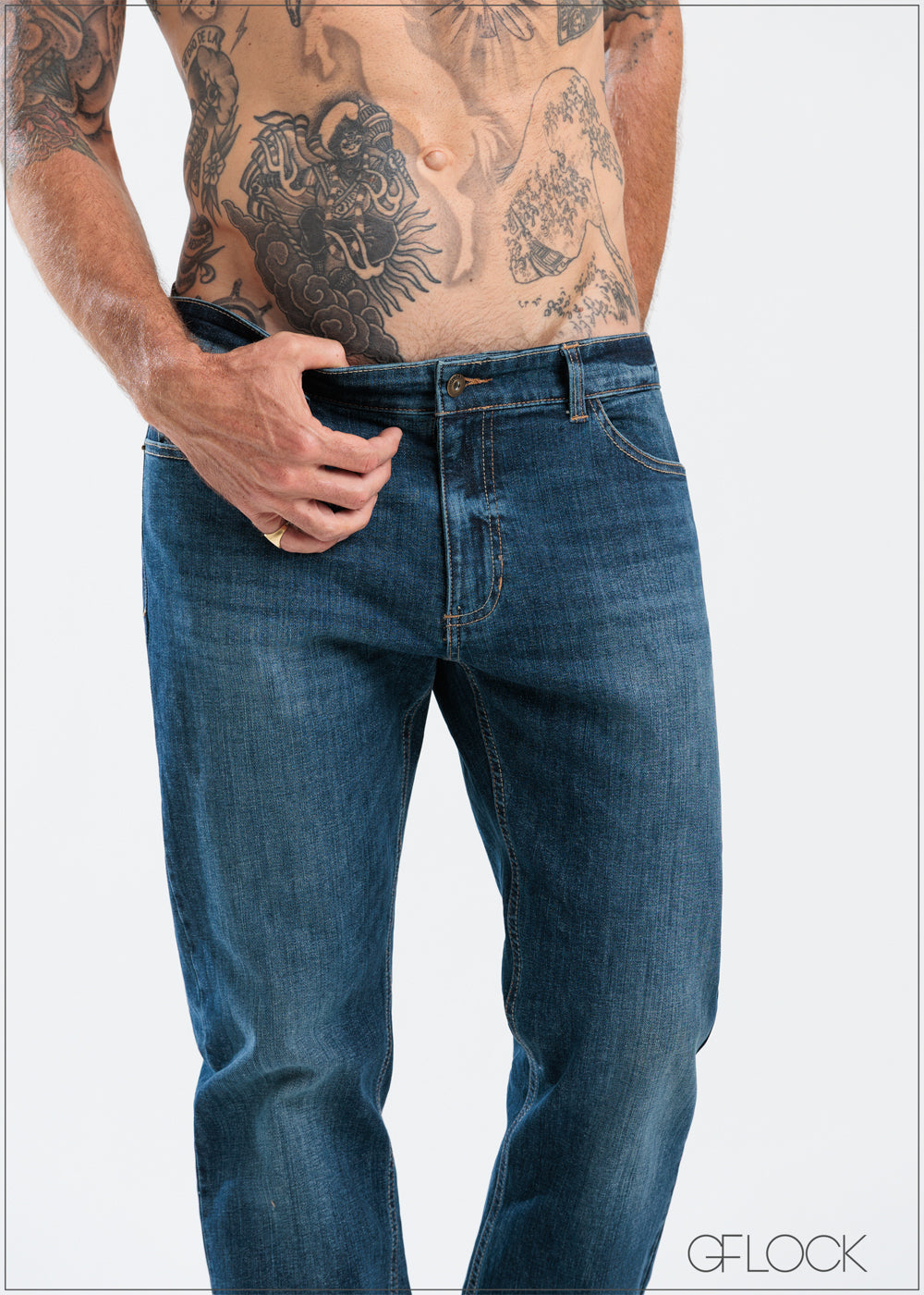 Straight Leg Jeans - Short Length - 250625