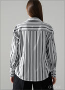 Stripe Printed Top - 240826