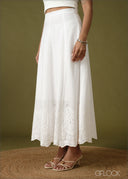 Embroidery Detail Skirt - 100726