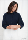 Lantern Sleeve Shirt - 150923