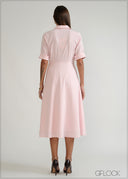 Textured Midi Dress - 070926