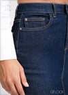 High Waist Denim Skirt - 03 - 121024