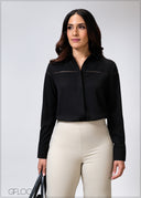 Top With Lace Trim - 020625