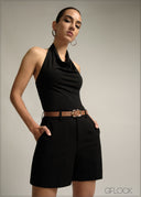 Pleat Detail Basic Short - 220825