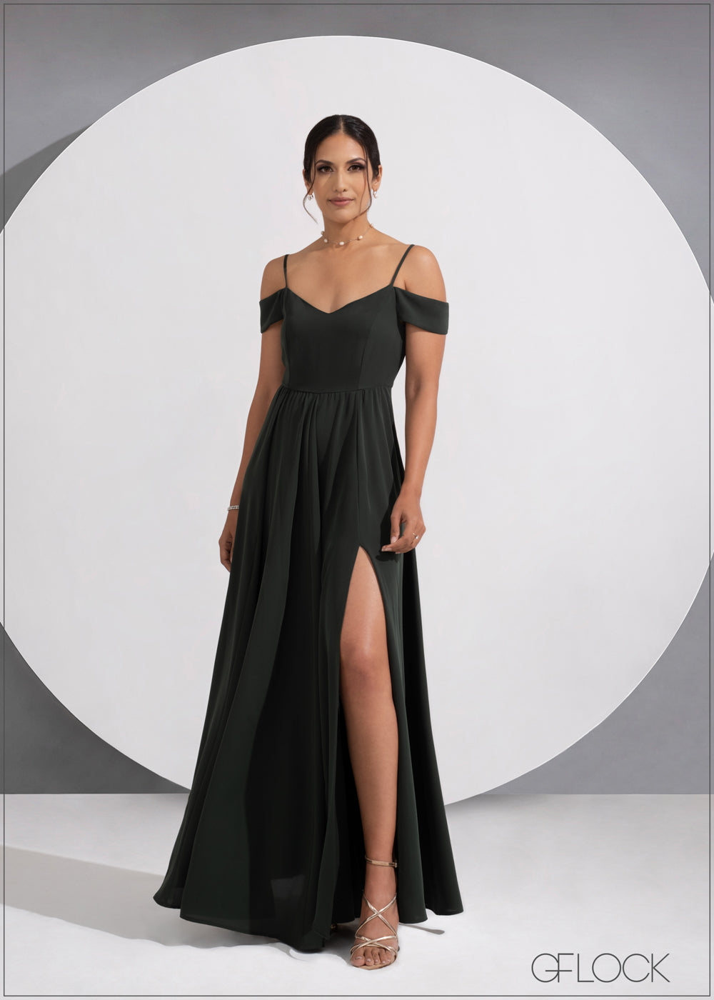 Off The-Shoulder Maxi Dress - 190523
