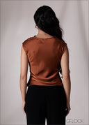 Cowl Neck Sleeveless Top - 151026