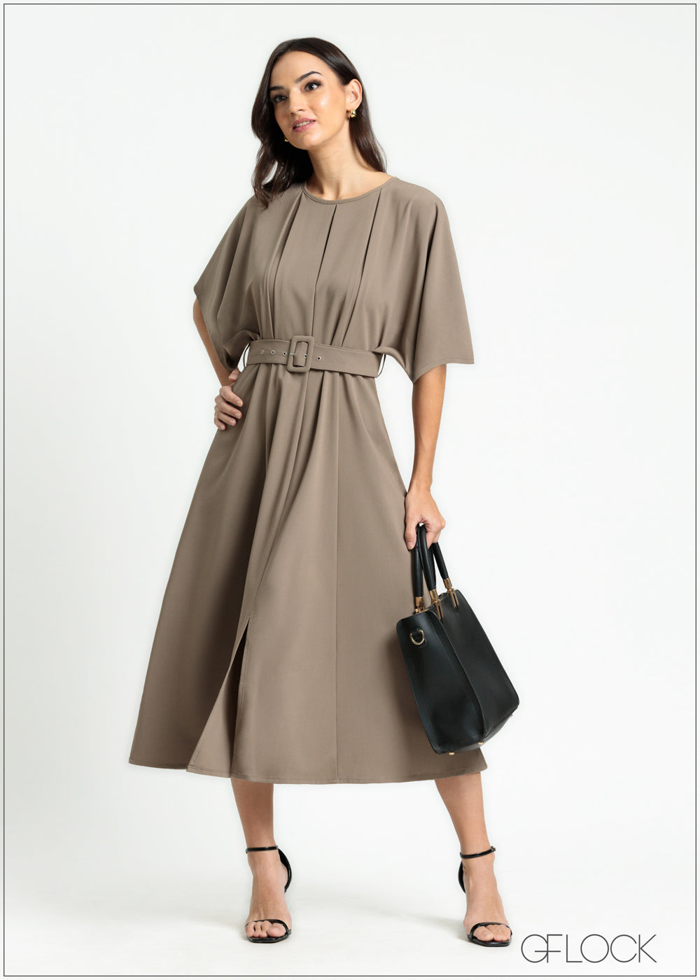 Front Pleat Dress - 100325