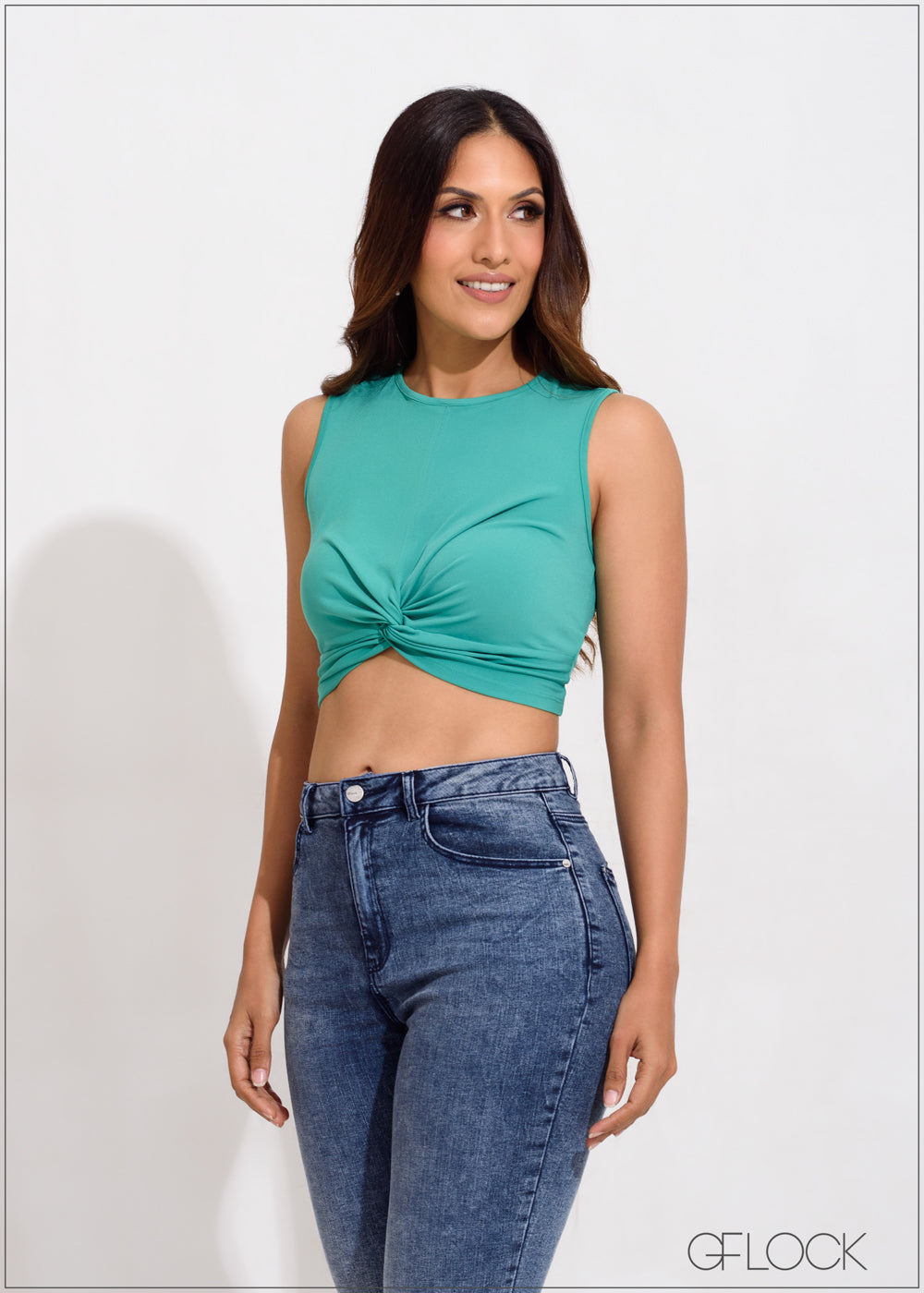 Twist Detail Crop Top - 050623