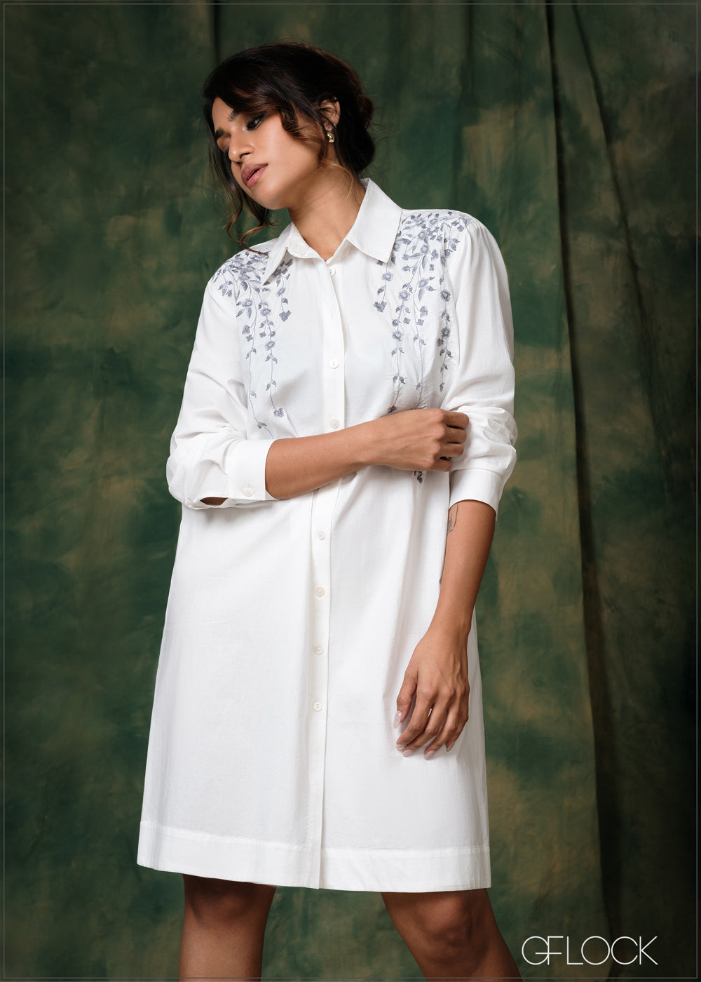 Embroidered Dress - 171225