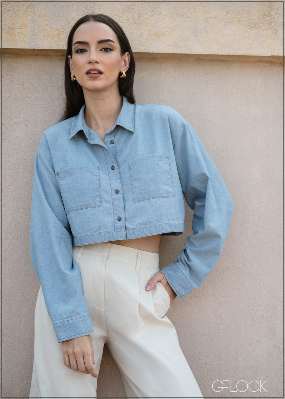 Relax Fit Denim Shirt - 090425