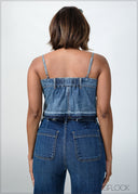 Denim Crop Top - 120725
