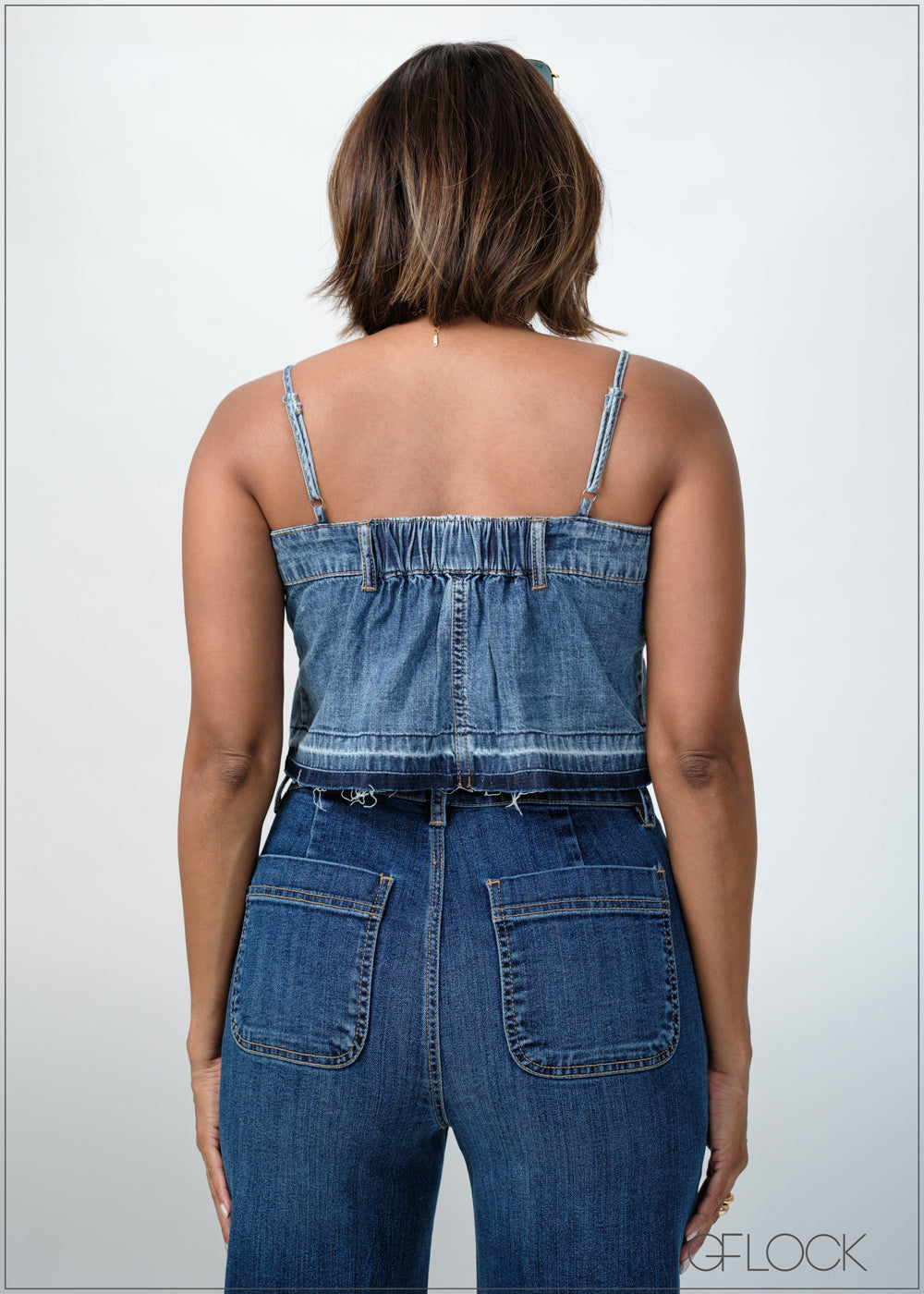 Denim Crop Top - 120725