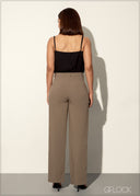 Straight Leg Pant With Seam - 120224