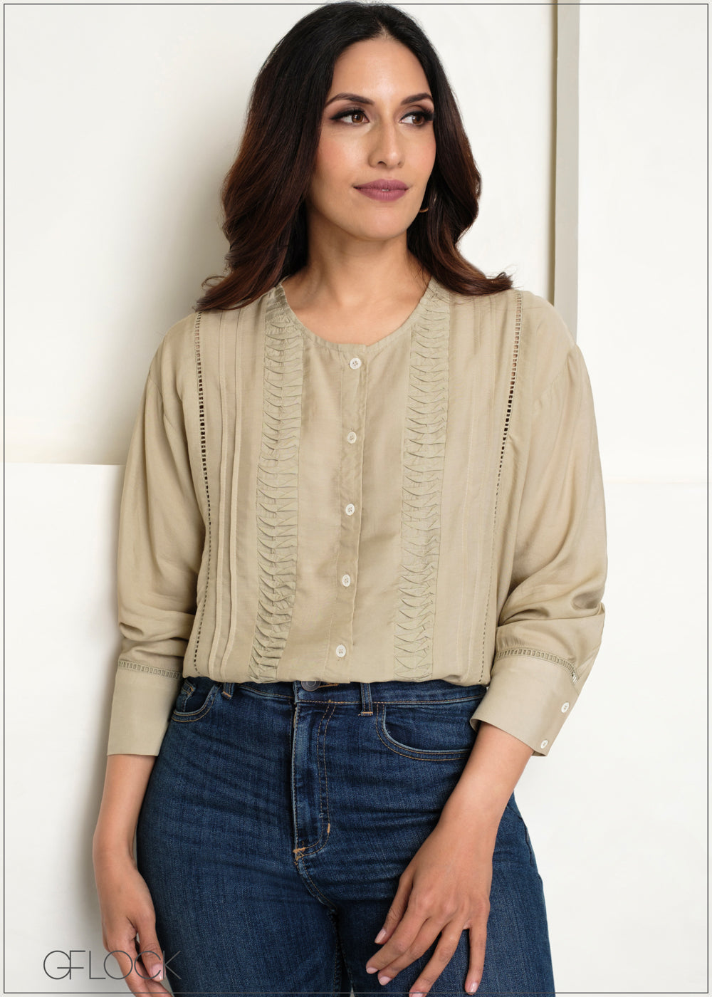 Origami Detail Shirt - 140625