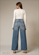 Wide Leg jean - Long Length - 230226D