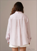 Stripe Oversized Shirt - 121026