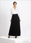 Pleated Maxi Skirt - 160623