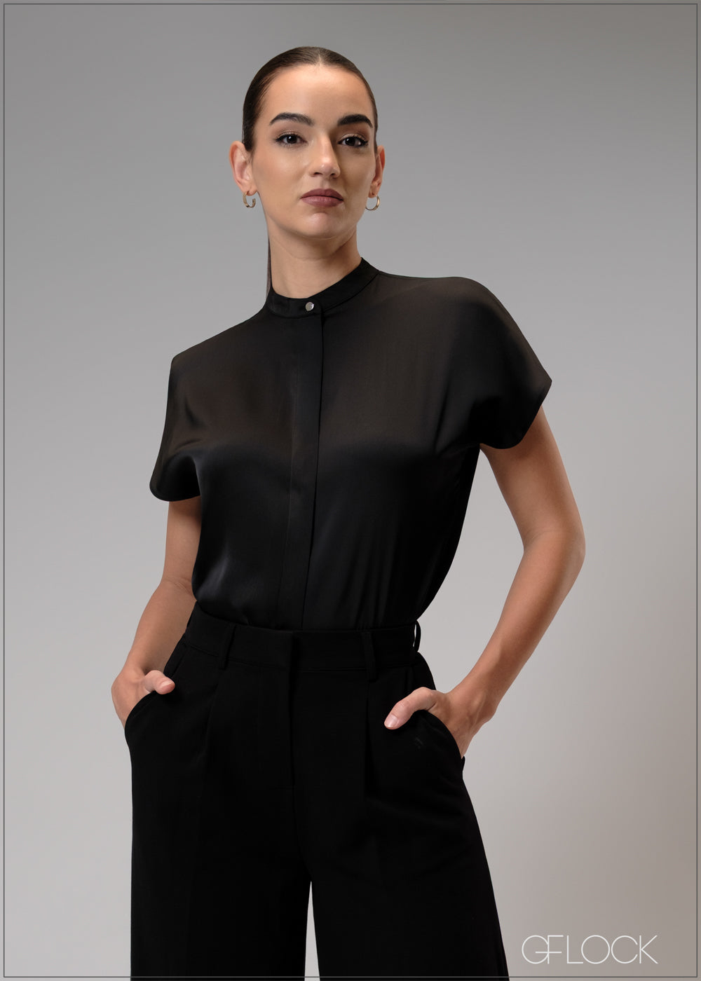 Basic Satin Top - 210725