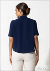 Chinese Collar Short Sleeve Shirt - 300623