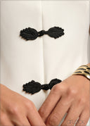 Button Detail Mini Dress - 231026