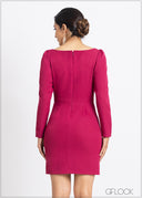 Sweetheart Bustier Detailed Mini Dress - 160623