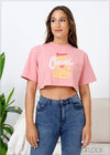 Graphic Crop Tee - 270324