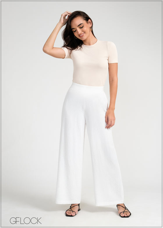 Wide Leg Pull-On Pant - 050925