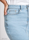 High Waist Denim Skirt - 01 - 121024