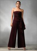 Front Pleat Detailed Tube Top - 270625