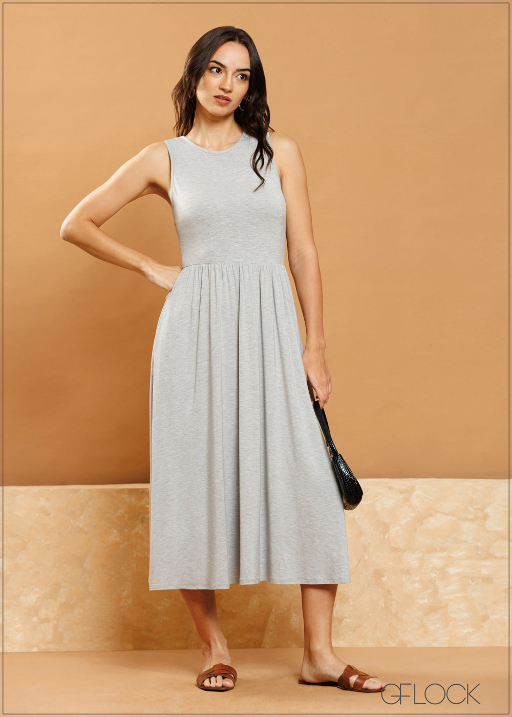 Sleeveless Maxi Dress - 070325