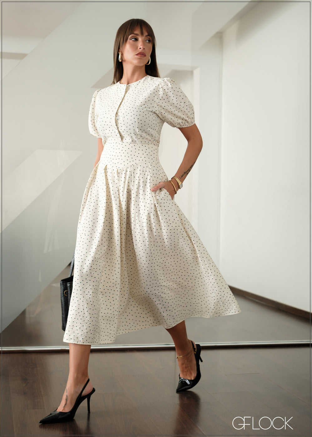 Midi Length Skirt - 141225