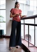 Side Gathered Top - 070826
