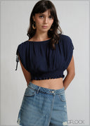 Smocked Crop Top - 270426