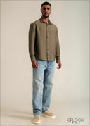 Mid Blue Straight Leg Jean - Long Length - 081026