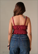 Strappy Bustier Top - 090126