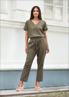 Pull On Linen Pant - 040823