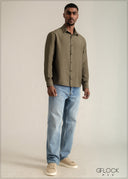 Mid Blue Straight Leg Jean - Long Length - 081026
