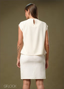 Side Pleated Top - 070126