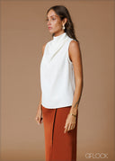 Cowl Neck Top - 170826