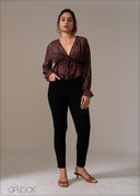 Frill Detailed Crop Top - 111225