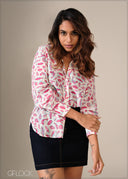 Printed Basic Shirt - 130326