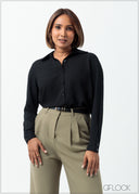 Basic Long Sleeve Shirt - 160625