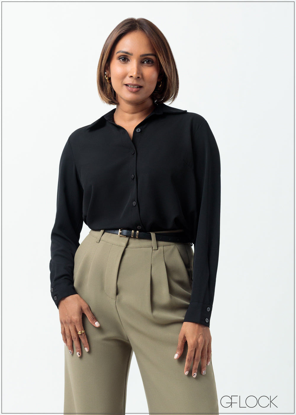 Basic Long Sleeve Shirt - 160625