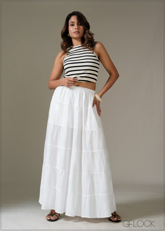 Tired Maxi Skirt - 281225