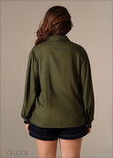 Long Sleeve Detailed Top - 090126