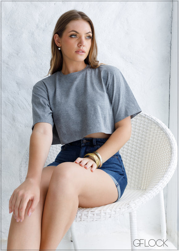 Cropped Tee - 210224