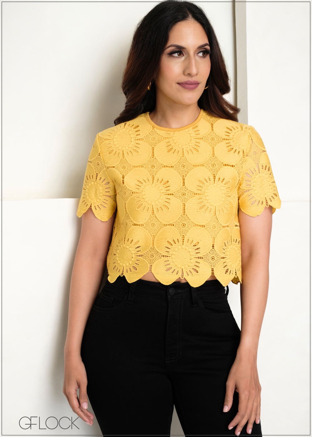 Lace Crop Top - 140625